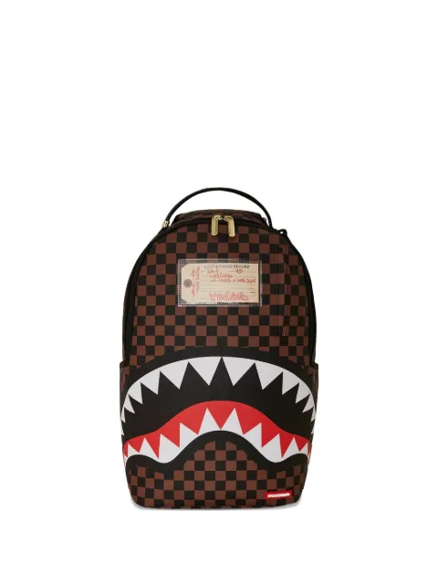 Sprayground Sharks In Paris Lost & Found checkerboard backpack