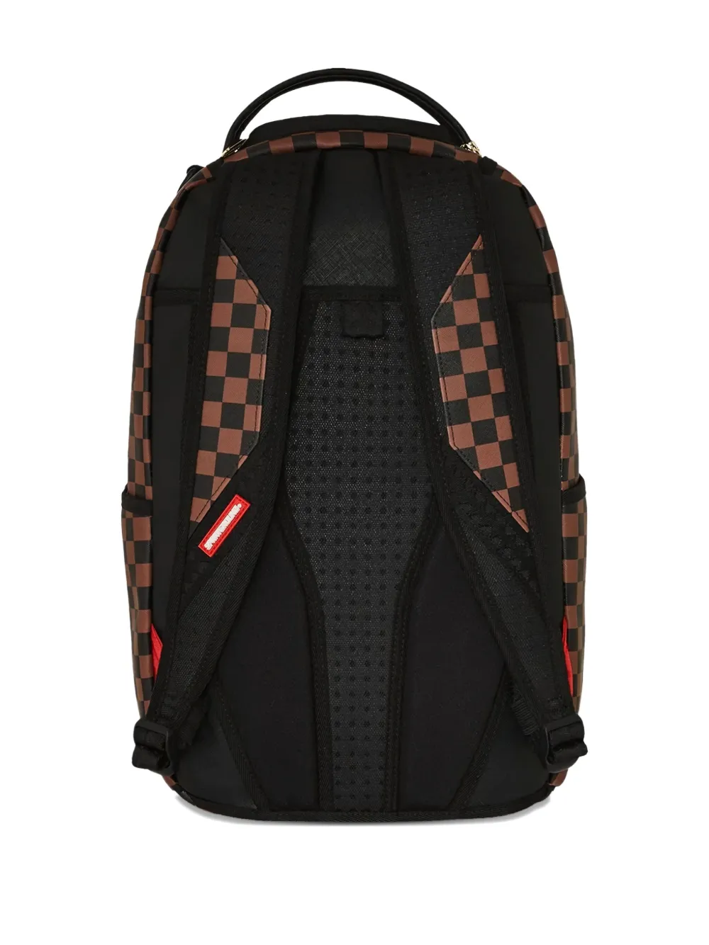 Sprayground Sharks In Paris Lost & Found checkerboard backpack - Bruin