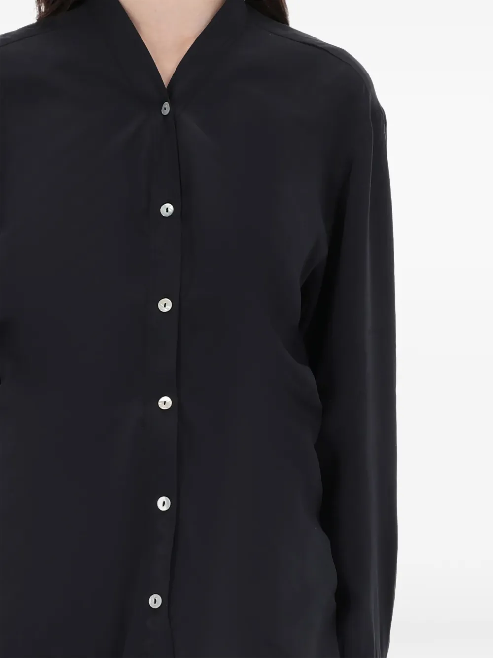  Studio Nicholson Buttoned Shirt - Black 