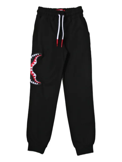 Sprayground shark-patch track pants