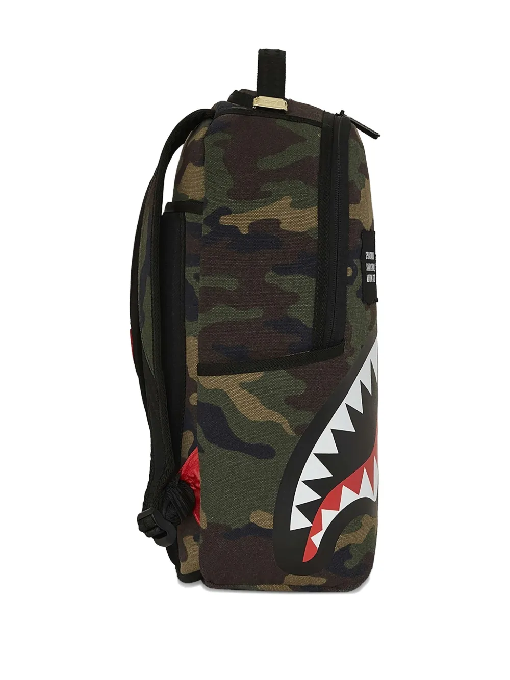 Sprayground Shark Central Camo rugzak Groen