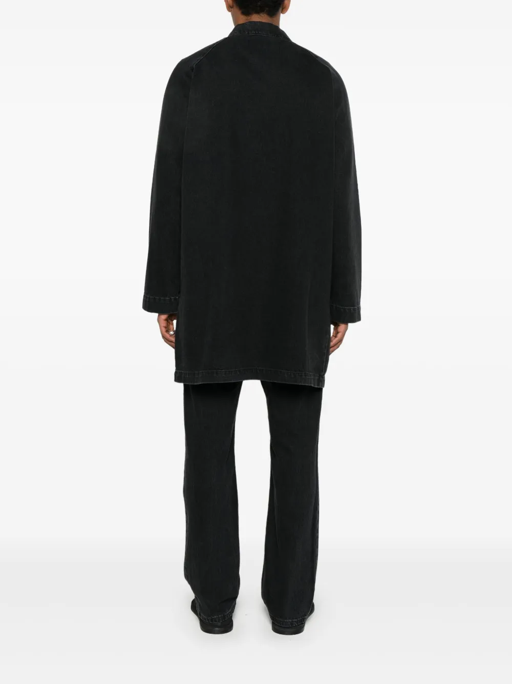 Nomen Nescio Denim jas met raglan mouwen Zwart