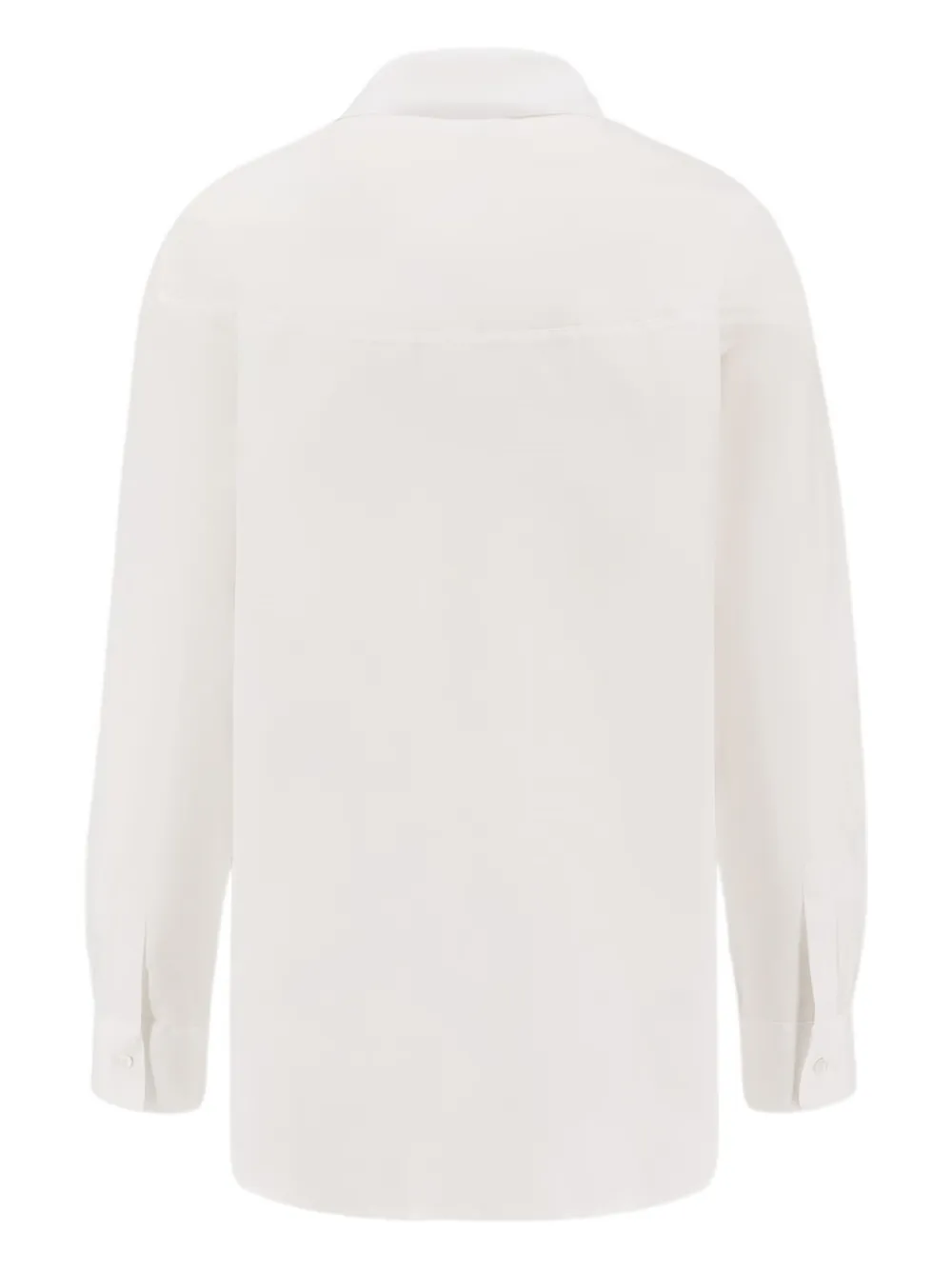 ASPESI long-sleeved cotton shirt - Wit