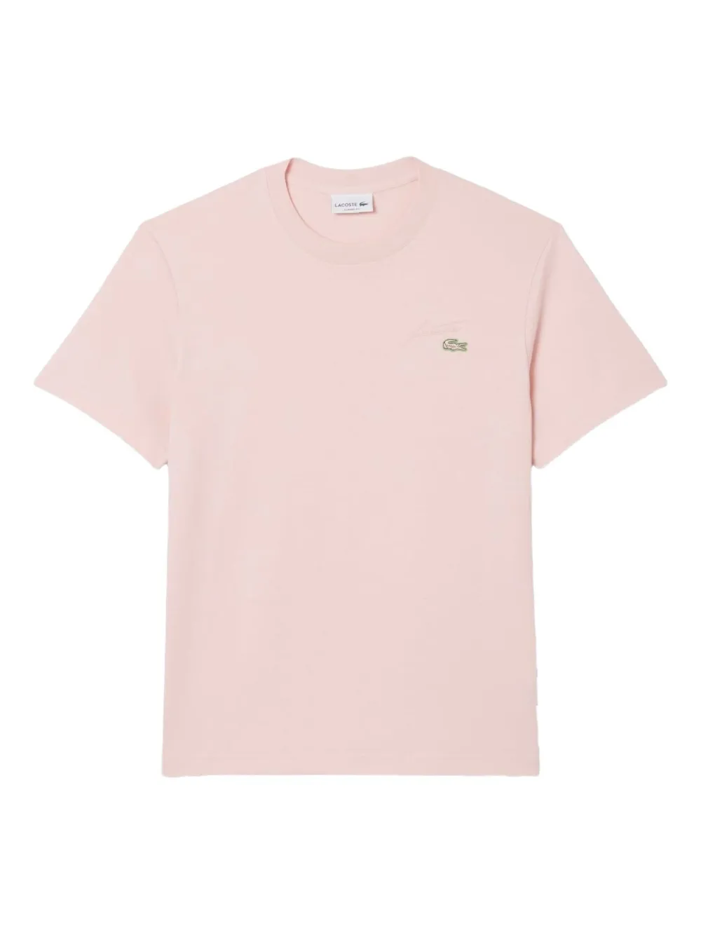Lacoste embroidered T-shirt | Pink | Image 1