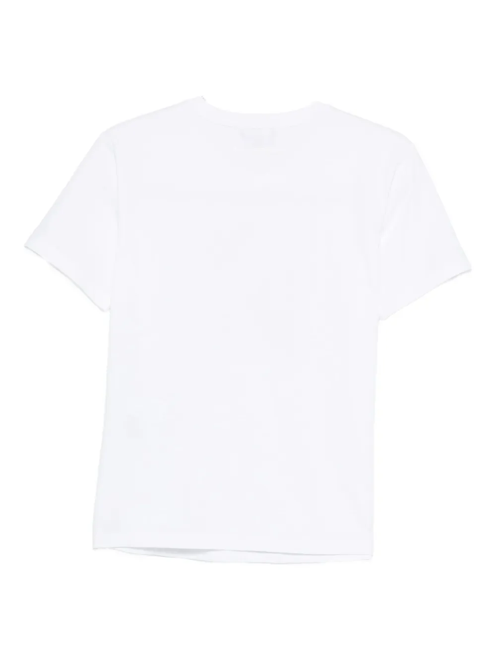 Emporio Armani T-shirt met geborduurd logo Wit