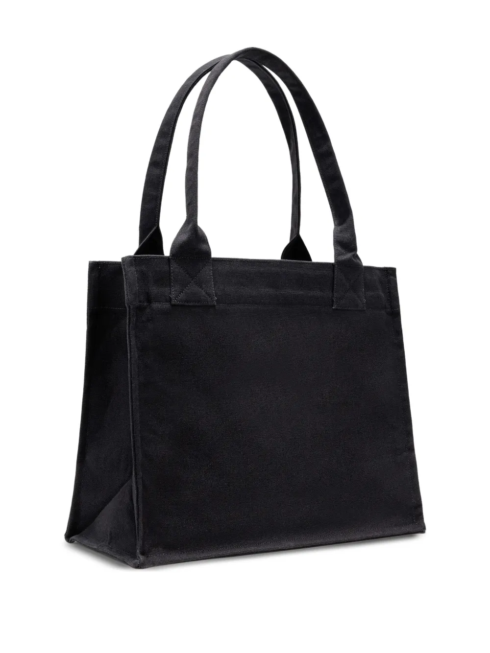 GANNI Grote Pony shopper met print Zwart