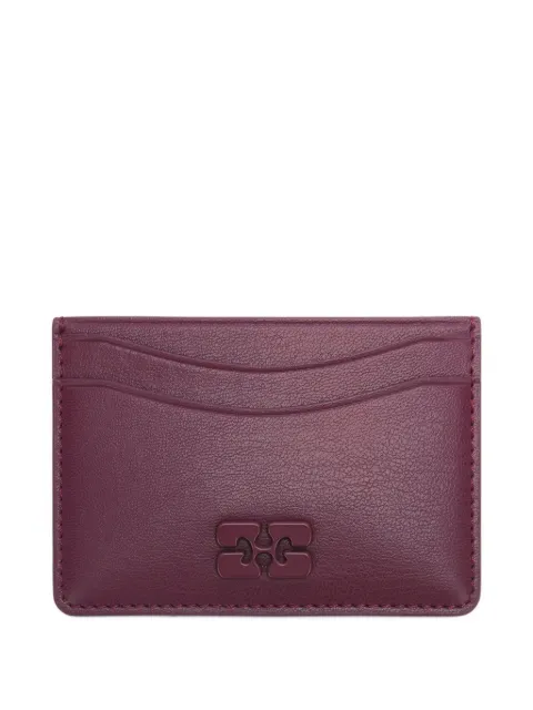 GANNI logo-detail cardholder