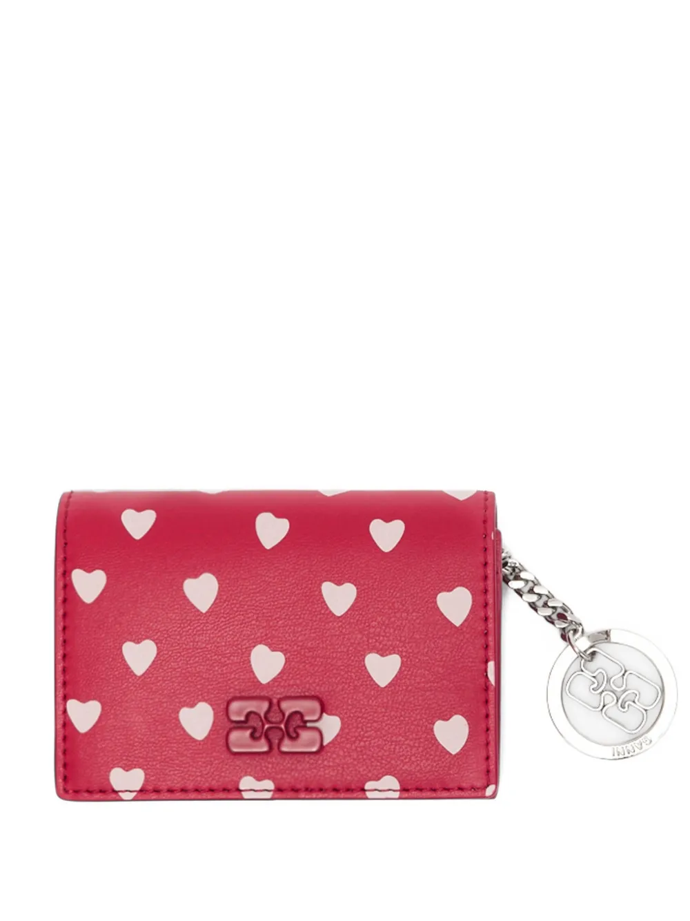 GANNI Portafoglio con stampa - Rosso