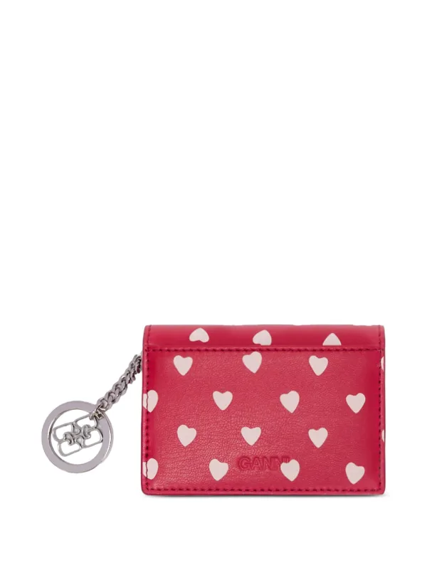 GANNI Bou Card Holder With Flap Dots 財布 32270702_62386026_600.jpg