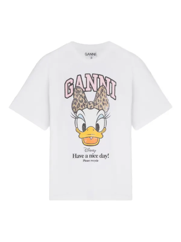 GANNI ディズニー コラボホワイトTシャツ 32270706_62845001_600.jpg