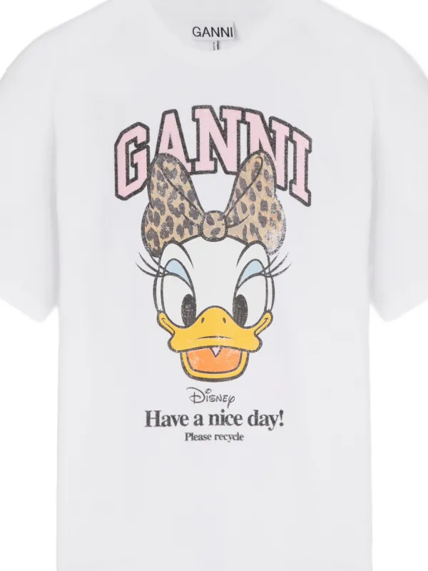 GANNI x Disney Graphic T-shirt Tシャツ　半袖 GANNI x Disney Graphic T-shirt | White | FARFETCH