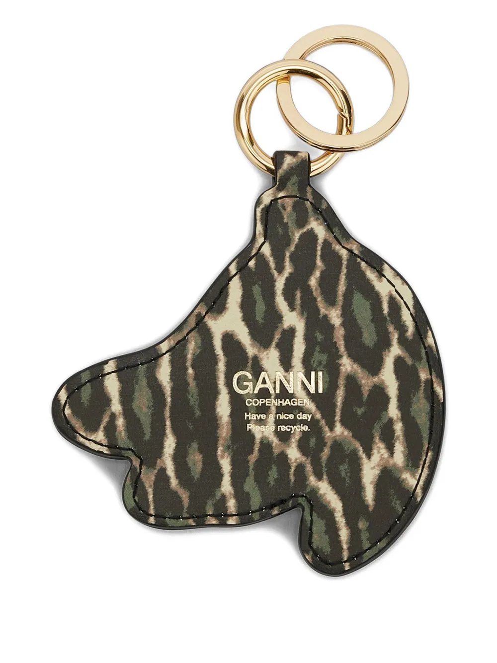 GANNI banana appliqué keyring | Image 2