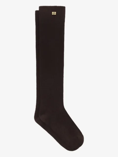 GANNI wool mix high socks