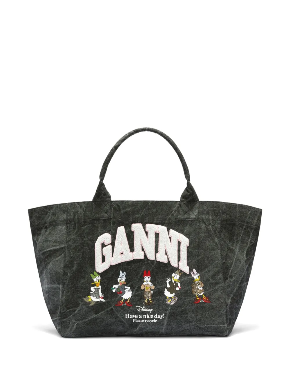 GANNI x Disney Borsa tote con stampa - Grigio