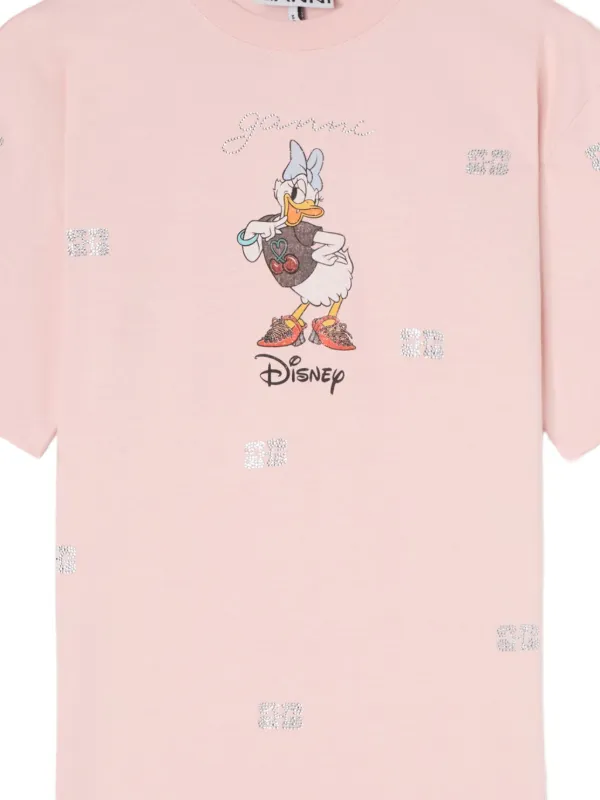 GANNI x Disney Daisy Duck Pink Printed T-shirt | Pink | FARFETCH
