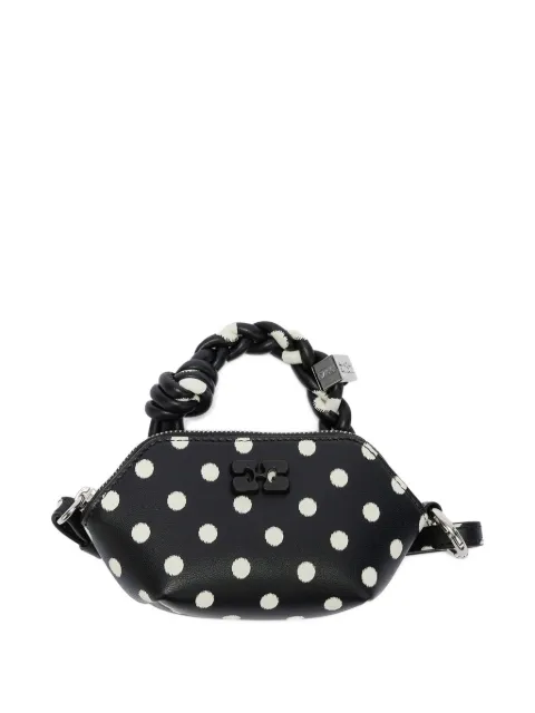 GANNI polka dot-print mini bag