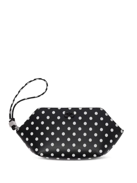 GANNI polka-dot wallet