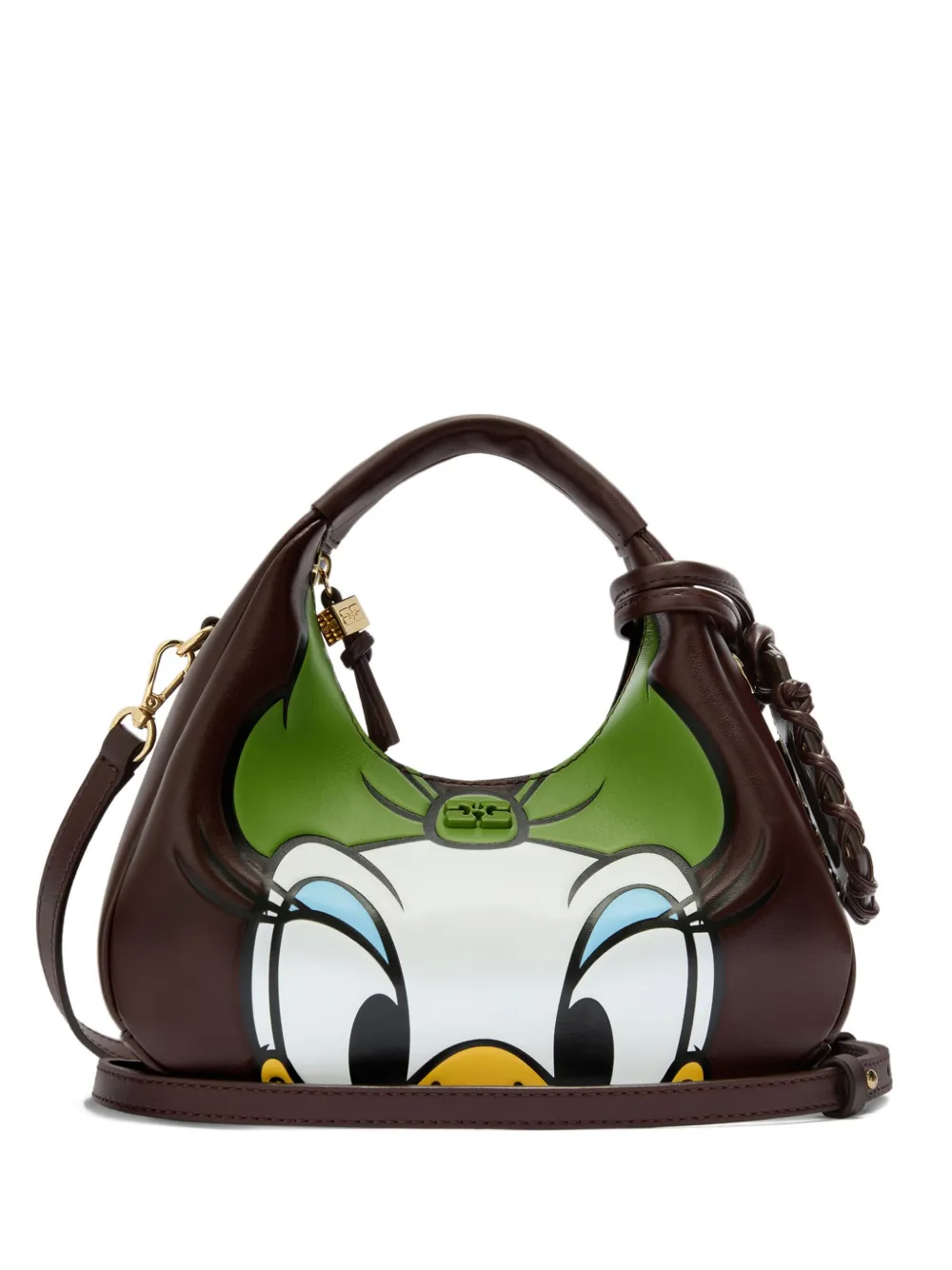GANNI x Disney Borsa tote in pelle - Marrone