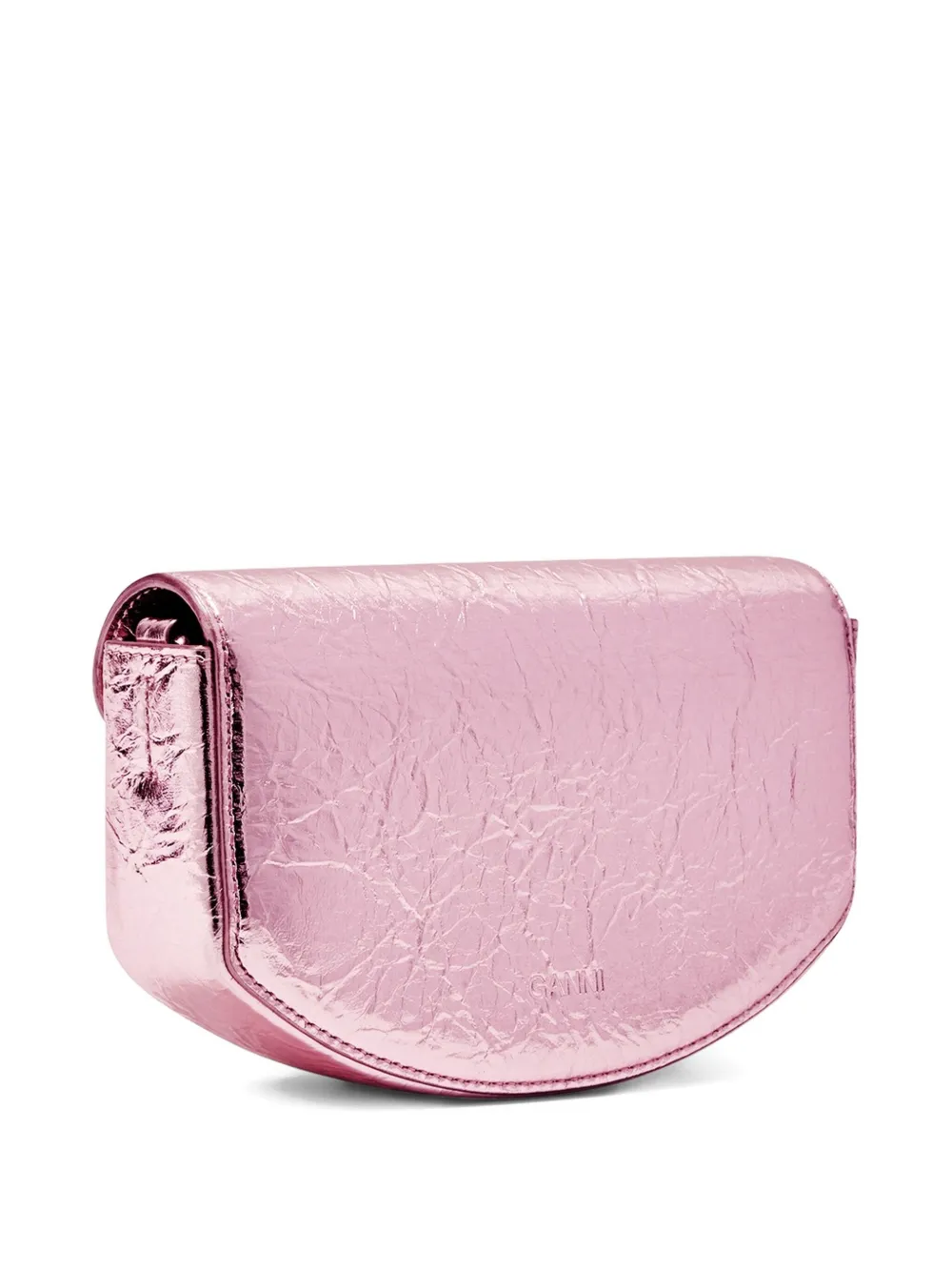 GANNI Schoudertas met ketting Roze