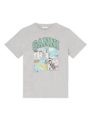 GANNI x Disney Graphic T-shirt Tシャツ　半袖 Daisy Duck White Printed T-shirt | GANNI US