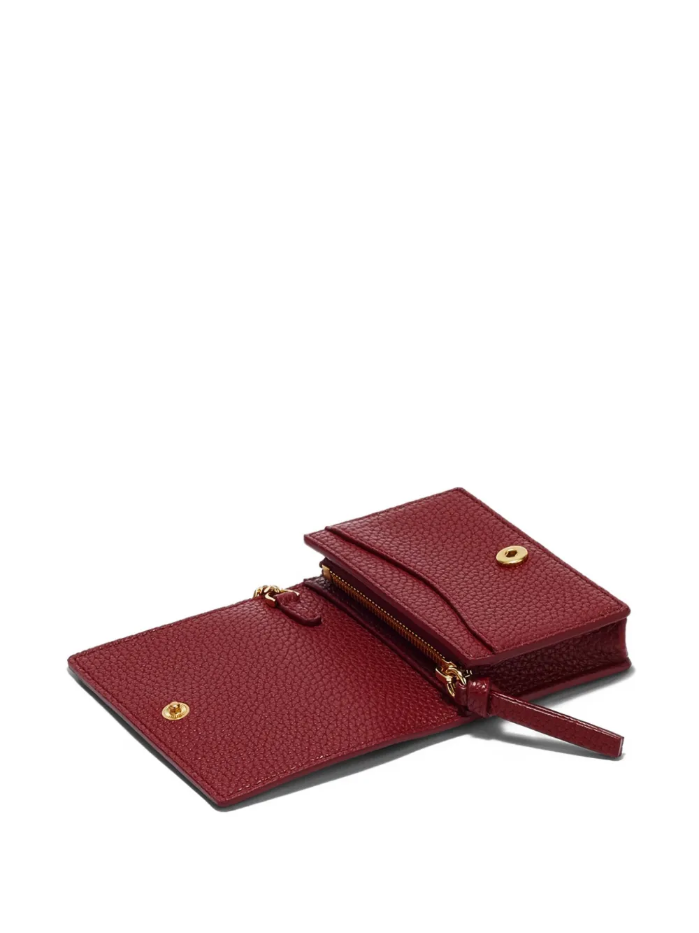 GANNI Portemonnee met textuur Rood