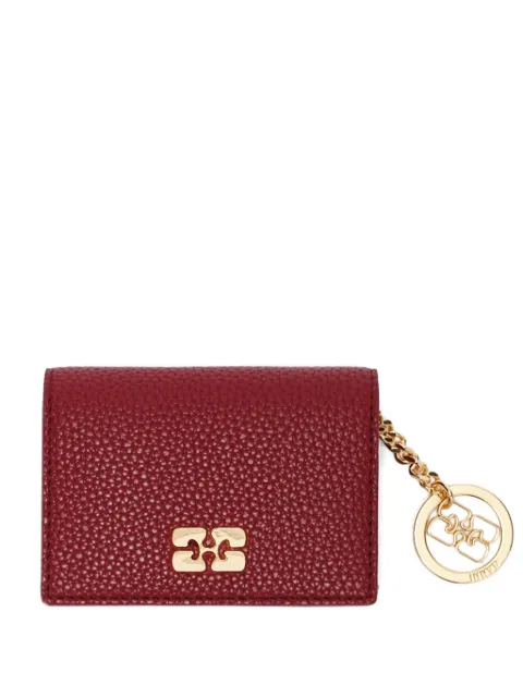GANNI textured charm purse