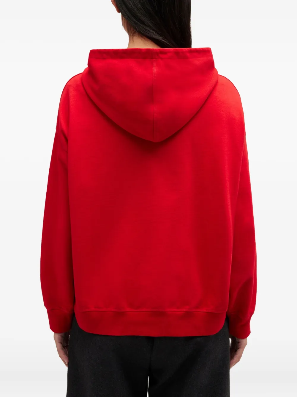 GANNI Hoodie met print Rood