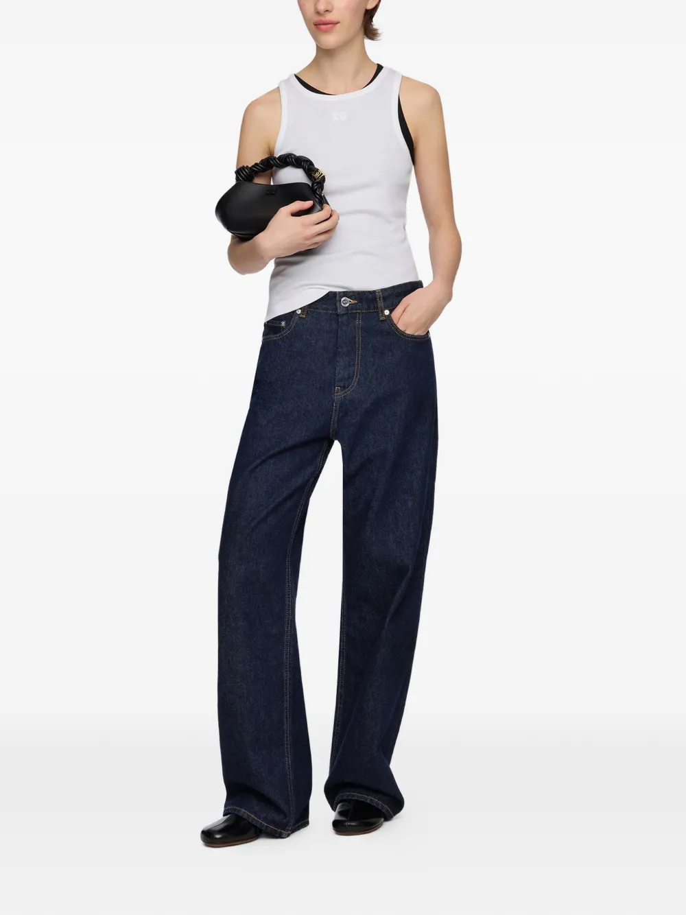GANNI Izey denim jeans Blauw