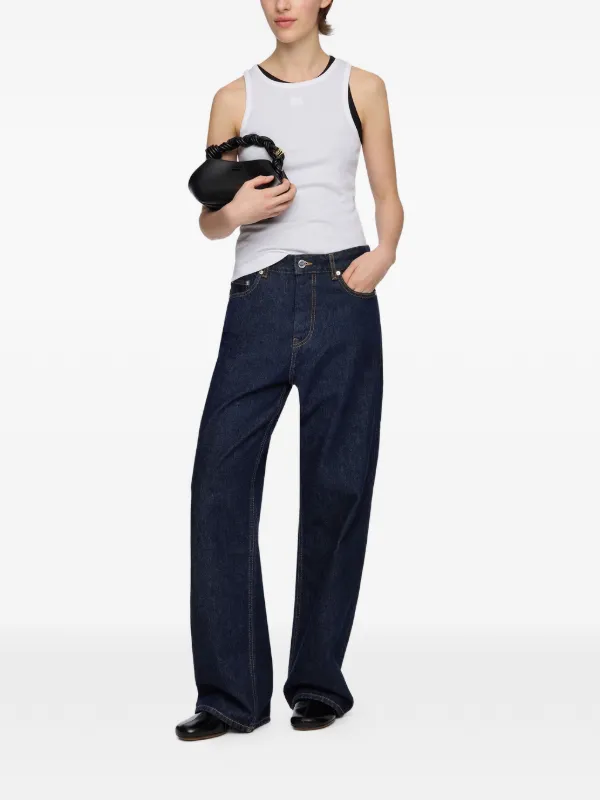 GANNI Izey ジーンズ | ブルー | FARFETCH JP