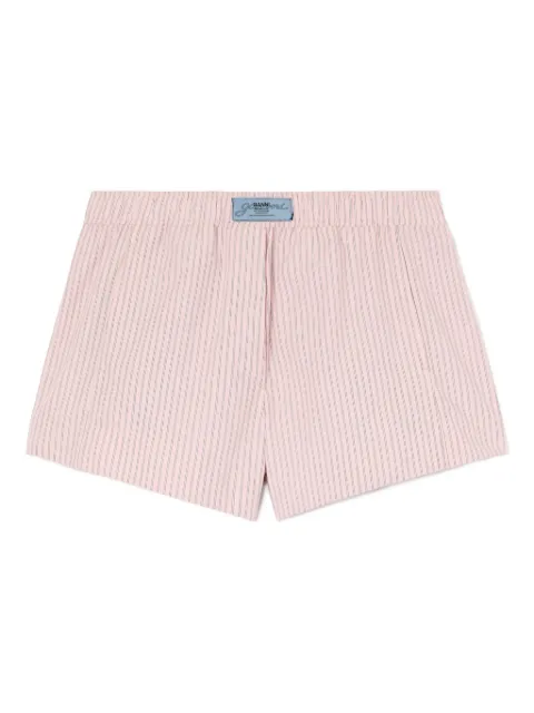 GANNI striped shorts