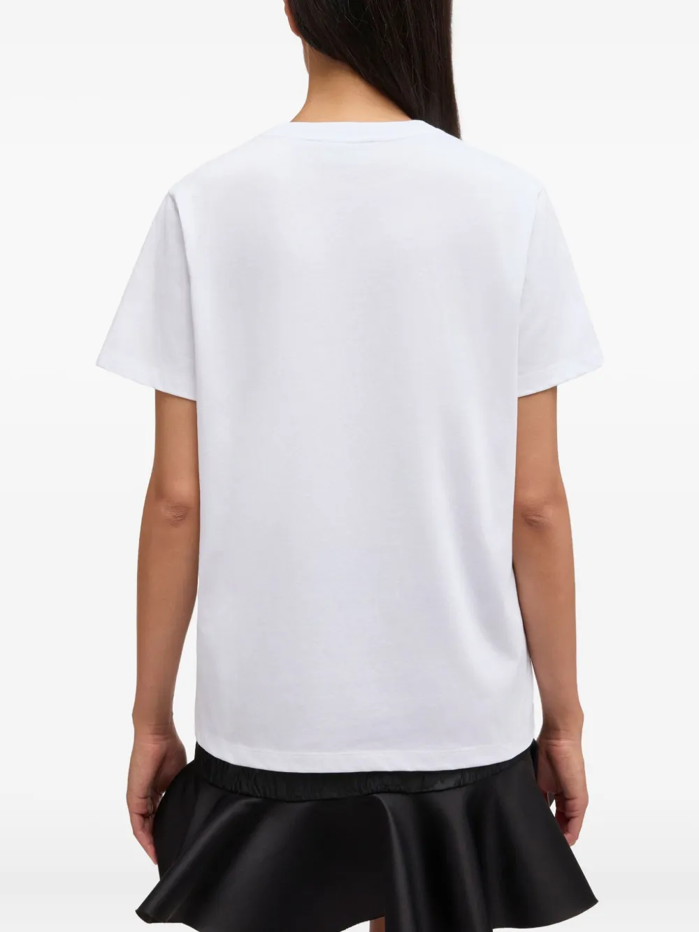 GANNI T-shirt met logo Wit