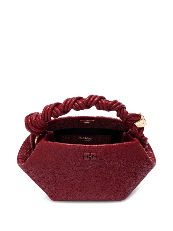 GANNI twisted-handle Tote Bag | Red | FARFETCH