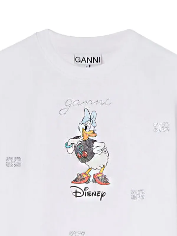 GANNI x Disney Graphic T-shirt Tシャツ　半袖 GANNI x Disney Graphic T-shirt | White | FARFETCH