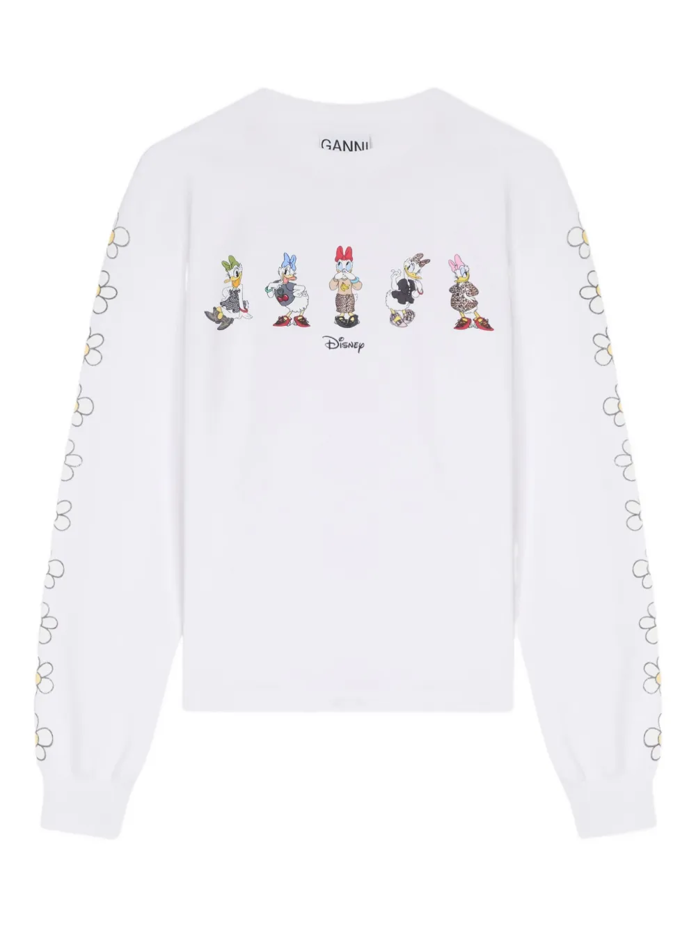 GANNI x Disney T-shirt a maniche lunghe - Bianco