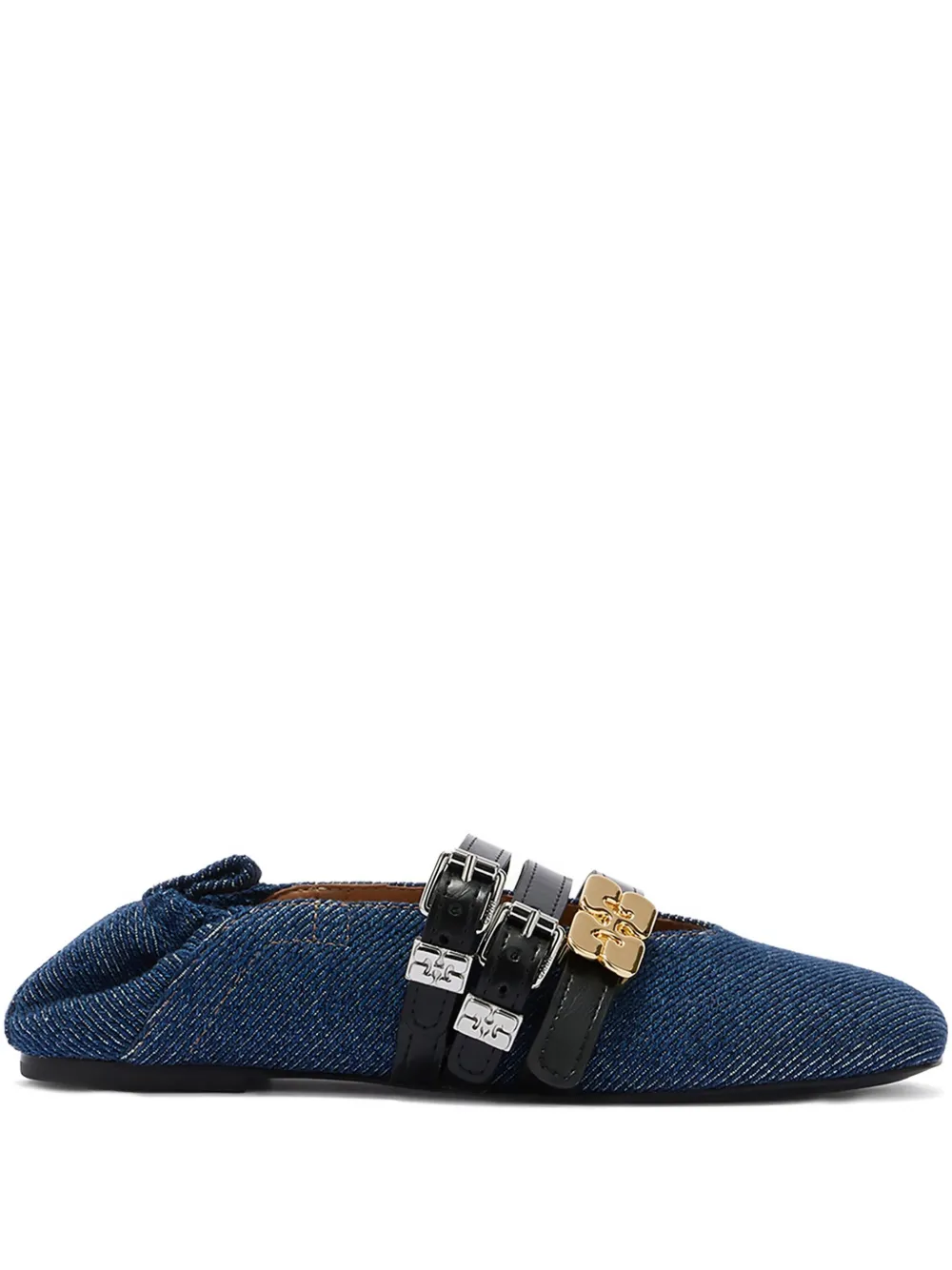 GANNI Ballerine con fibbia - Blu