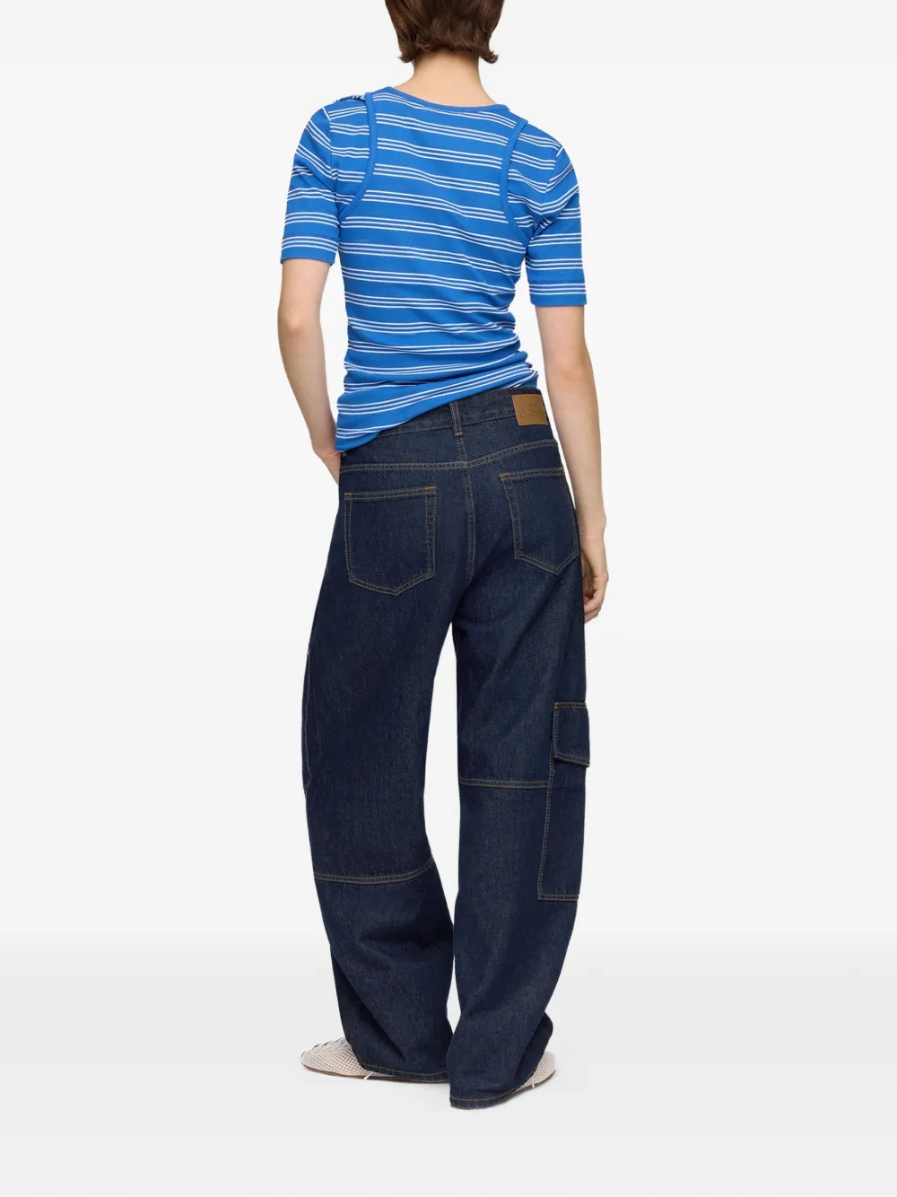 GANNI Audri denim jeans Blauw