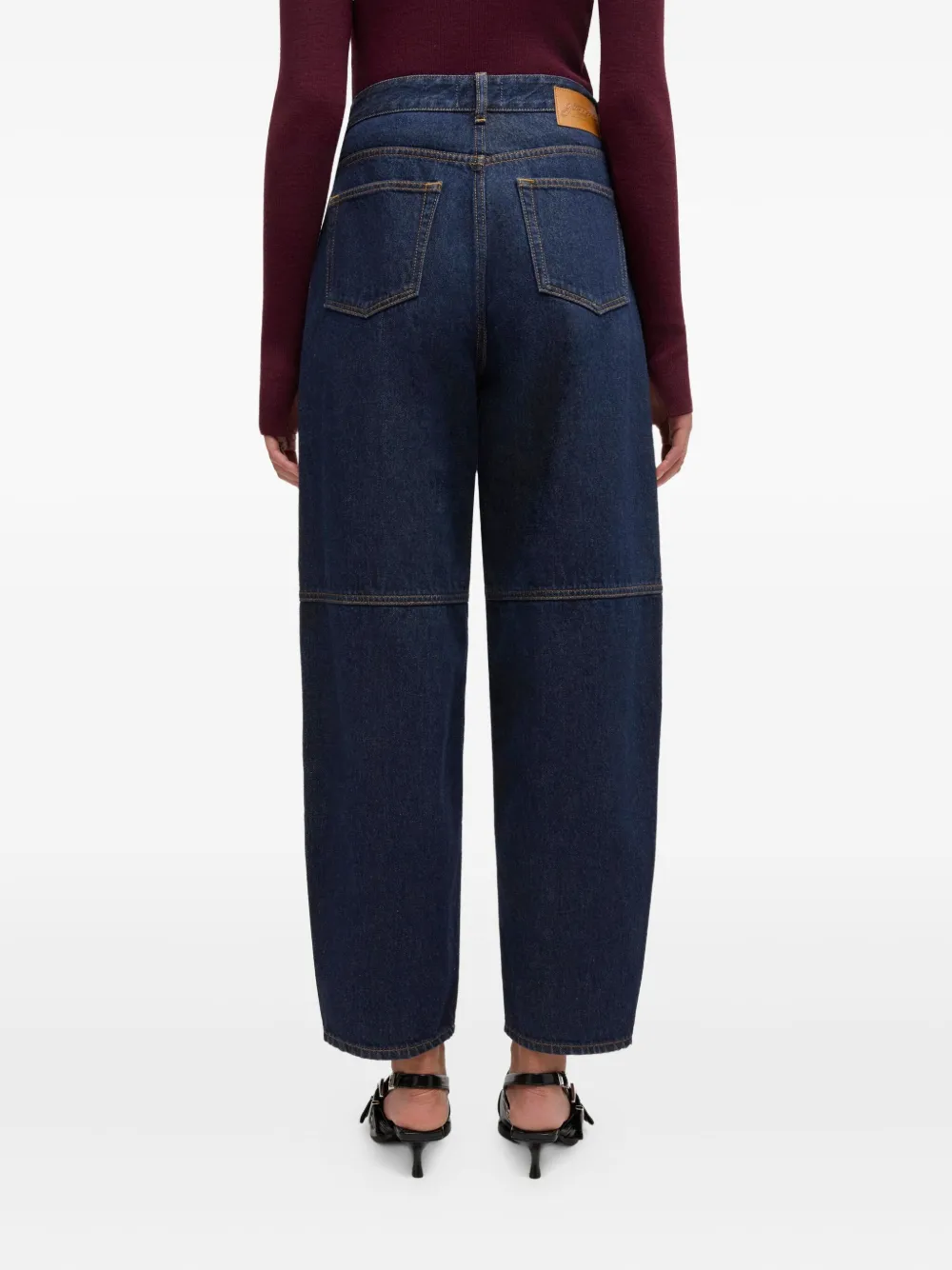 GANNI Stary denim jeans Blauw