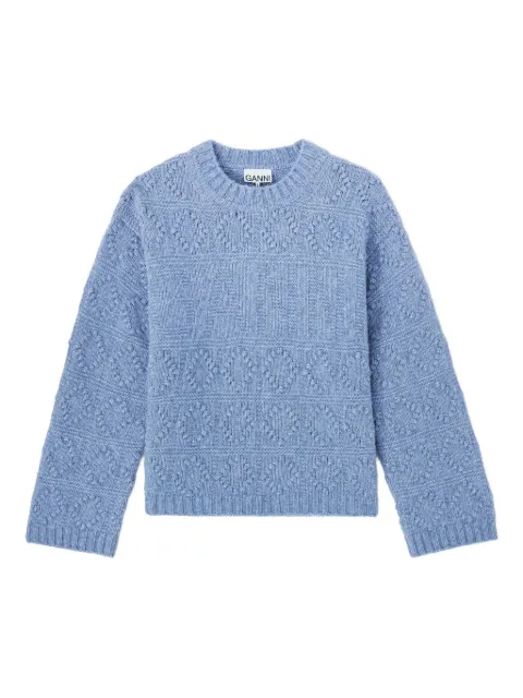 GANNI — textured sweater