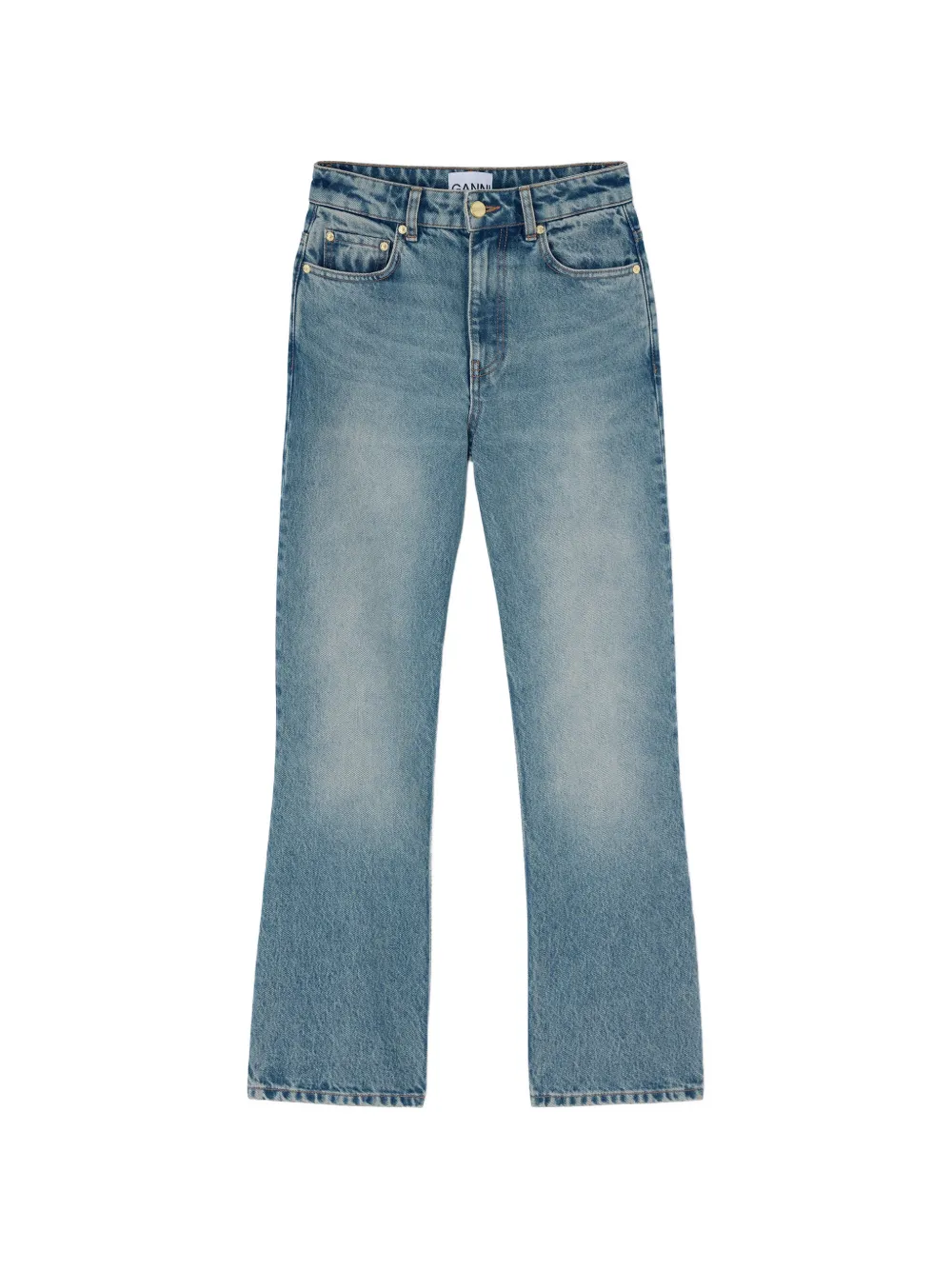GANNI Jeans im Five-Pocket-Design - Blau