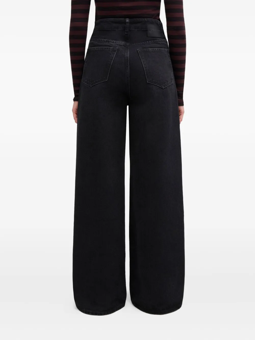GANNI Lari denim jeans Zwart