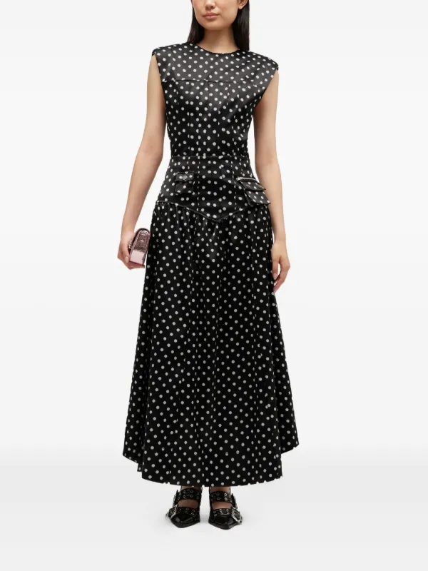 GANNI ポルカドット スカート | ブラック | FARFETCH JP GANNI ポルカドット スカート | ブラック | FARFETCH JP
