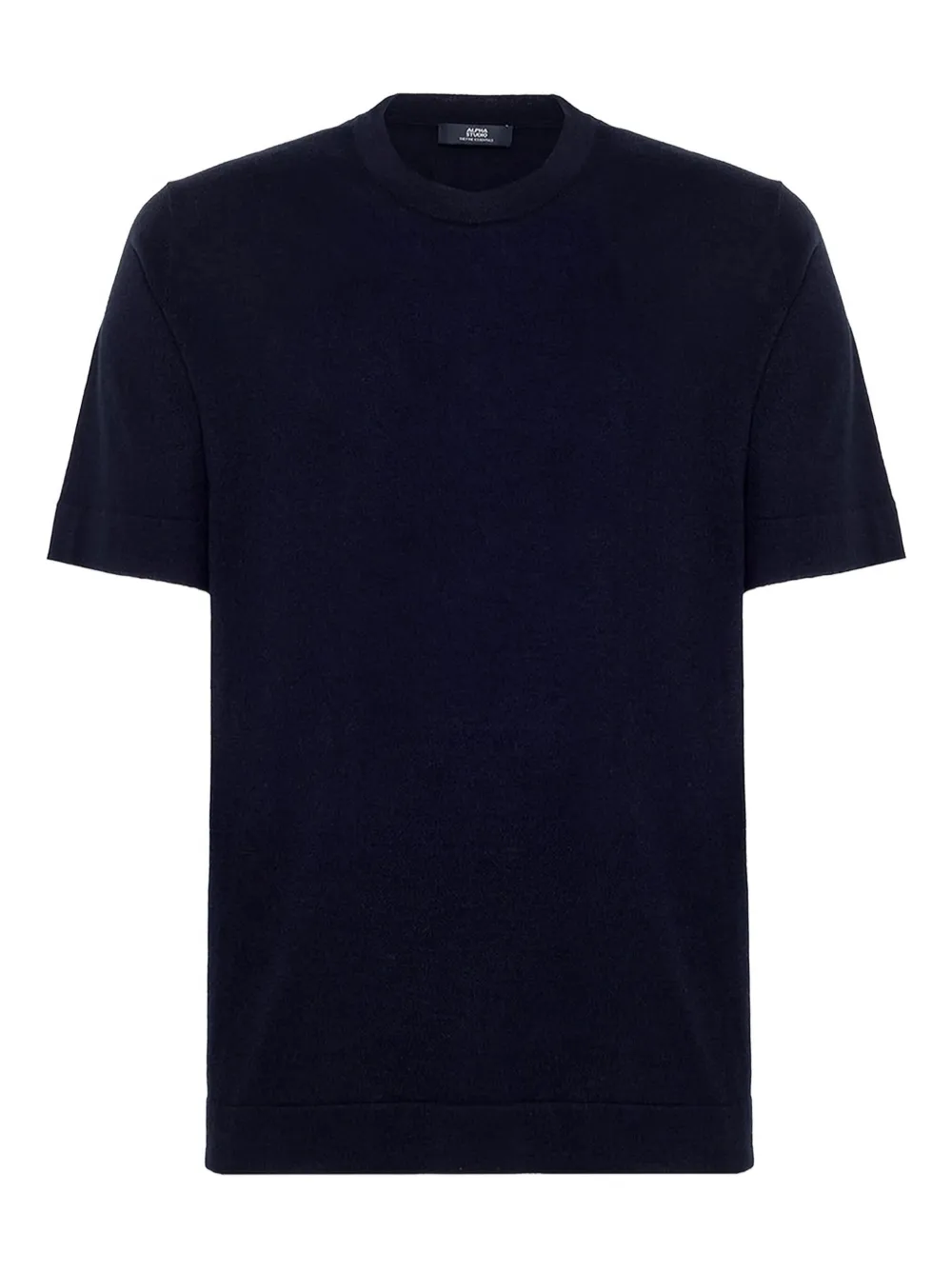 Alpha Industries silk-blend T-shirt | Blue | Image 1