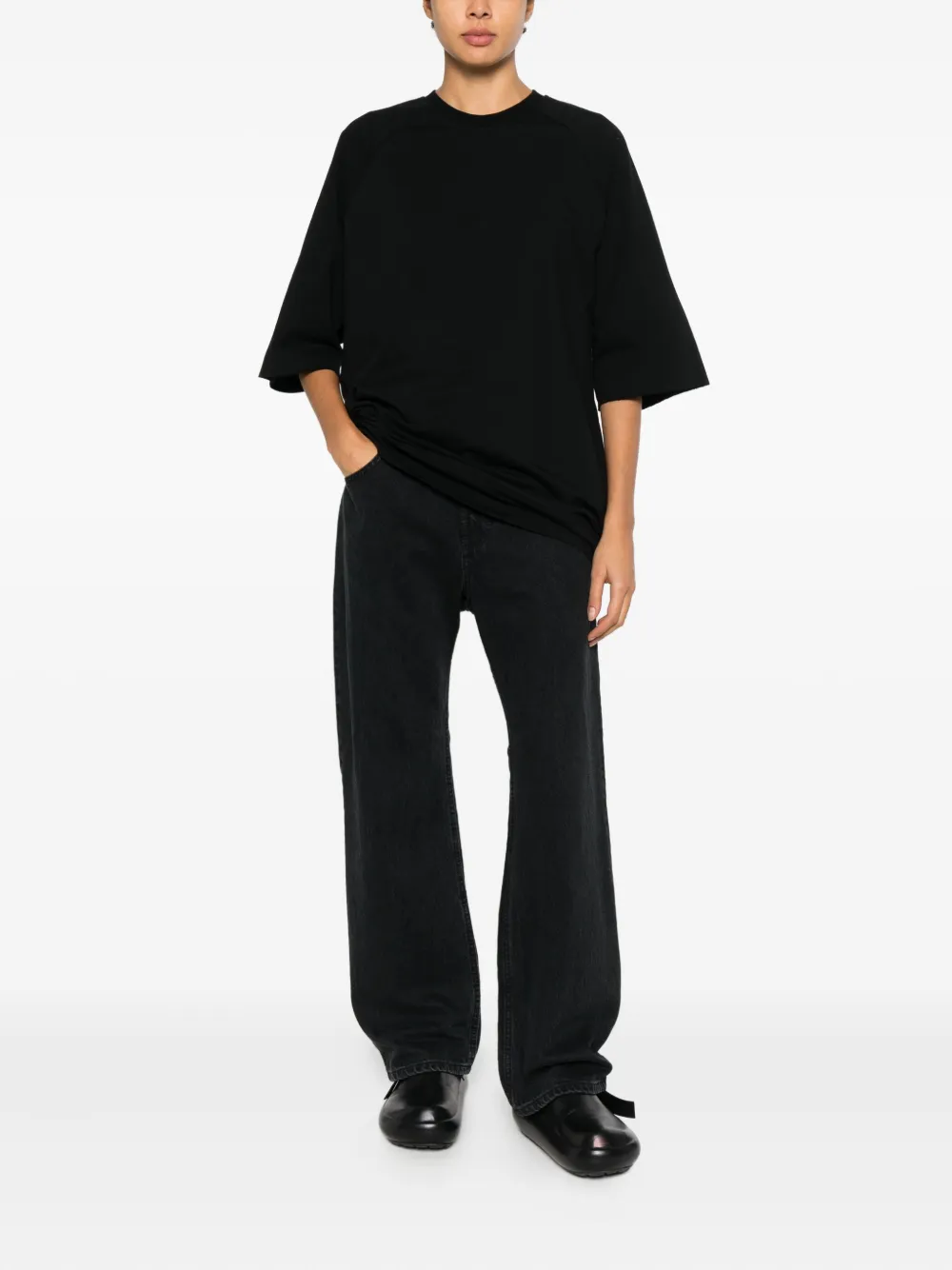 Nomen Nescio Five-pocket Jeans In Black