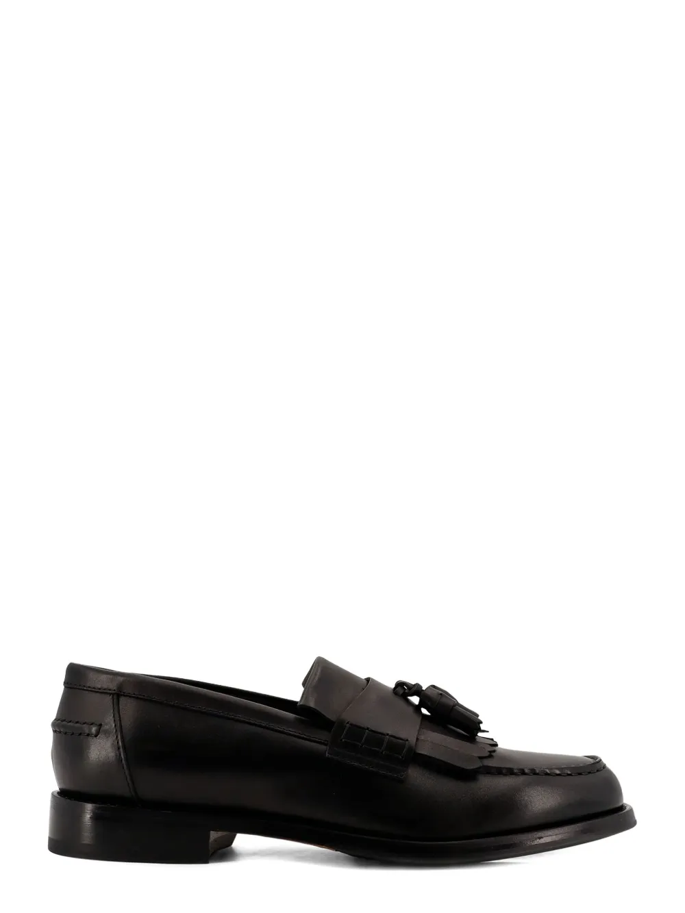 Doucal's tassel-detail loafers - Zwart