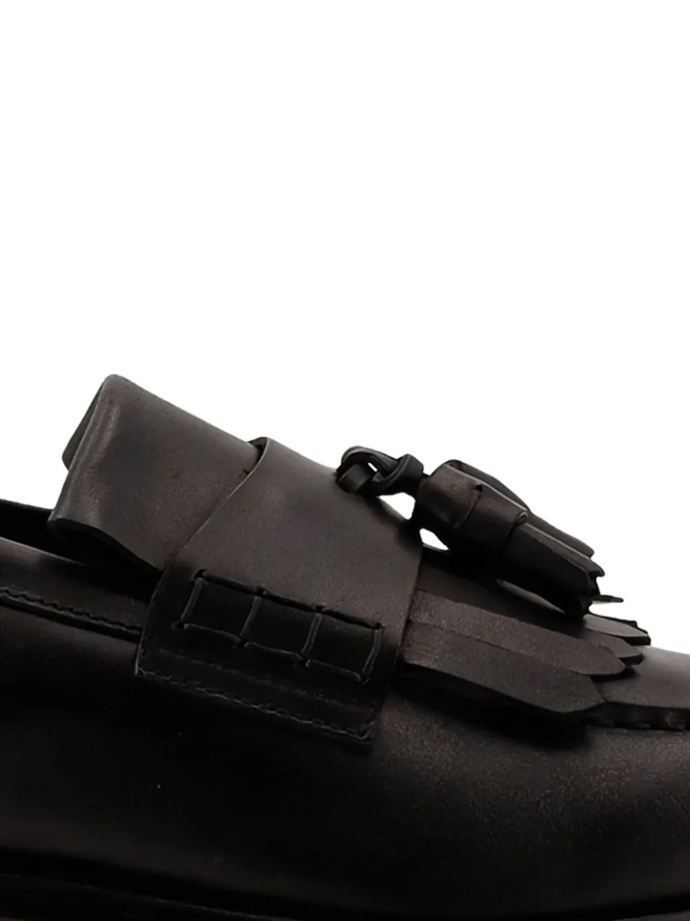 Doucal's tassel-detail loafers Zwart