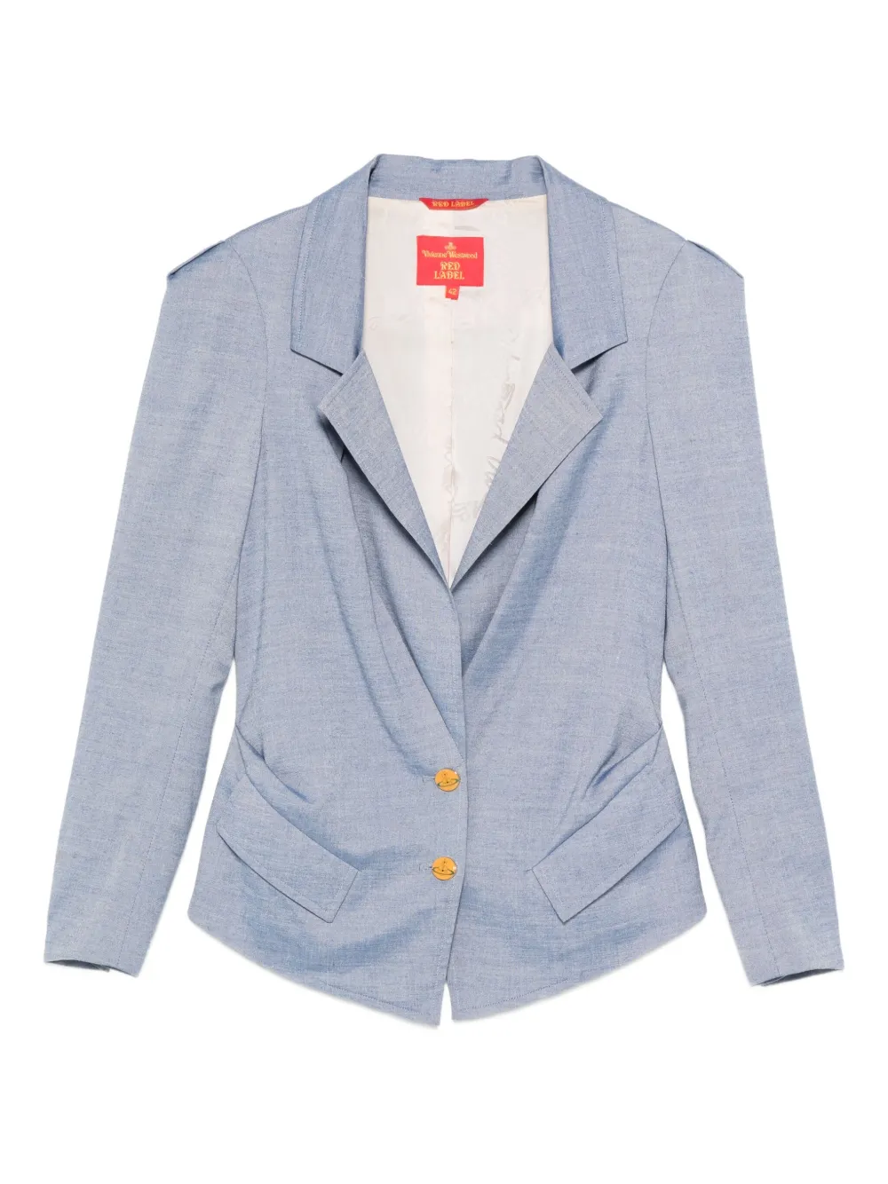 Vivienne Westwood Pre-Owned 1990s single-breasted blazer - Blu