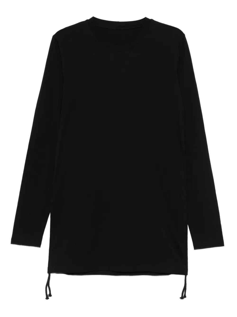 Nomen Nescio drawstring long-sleeve T-shirt | Black | Image 1