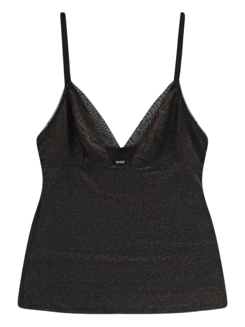 BOSS mesh detail tank top Set
