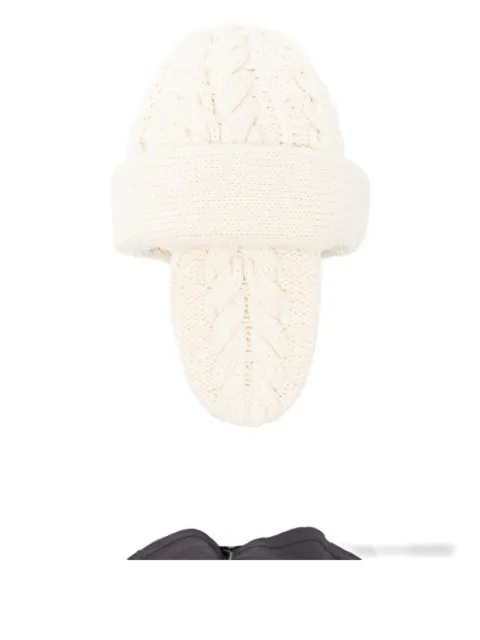 Duran Lantink cable-knit beanie