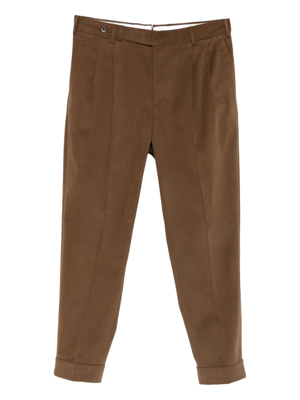 PT Torino straight-leg tailored trousers - Marrone